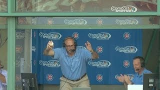 Broadcaster makes a nice barehanded catch [upl. by Ingraham486]