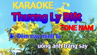 Thương Ly Biệt  Karaoke Tone Nam  Kiến An Organ [upl. by Assyl]