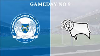 WONDERFUL WAGHORN PUNSIHES POSH WITH HATTRICK  Peterborough United vs Derby County  Gameday No 9 [upl. by Riabuz]