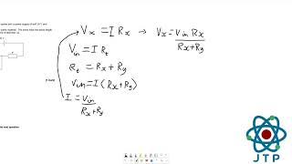 Physics Alevel Electricity Potential Divider Resistivity Exam Question [upl. by Kahaleel10]