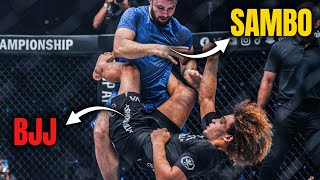 Brazilian JiuJitsu vs Sambo 🤯 Ruotolo vs Kurzhev  Full Fight [upl. by Angadreme]