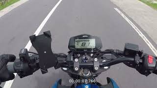 Suzuki Gixxer 150 FI Acceleration Test [upl. by Euhc]