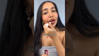 Cherry cola lips 🍒🥤💋 lipcombo lipstick lipgloss makeuptrends fallmakeup [upl. by Erusaert215]