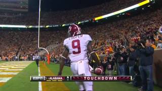 AJ McCarron throws a touchdown to Amari Cooper against Tennessee [upl. by Shurlock251]