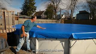 How to Properly Install Your ELIMINATOR Winter Pool Cover [upl. by Anwahsad]