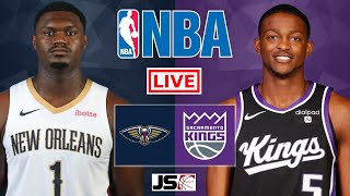 Pelicans vs Kings  NBA Live Scoreboard [upl. by Zebulen]