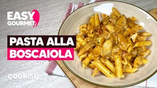 PASTA ALLA BOSCAIOLA la CREMOSISSIMA ricetta autunnale FACILE e GUSTOSA 🍄😍 [upl. by Ashatan622]