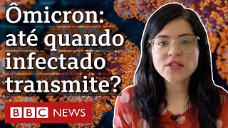 Ômicron quando uma pessoa infectada deixa de transmitir covid com ou sem sintomas [upl. by Theressa]