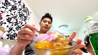 Making a homemade halohalo subrang sarap [upl. by Winser233]