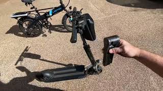 FoldyLock Mini Folding Bike Lock Review Compact strong bike or scooter lock that is easy to carry [upl. by Drannek]