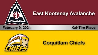 87 East Kootenay Avalanche vs 37 Coquitlam Chiefs  2024 CocaCola Classic [upl. by Okram]