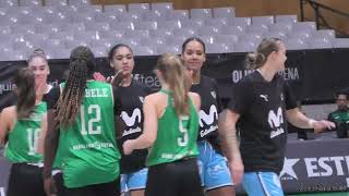 Joventut Badalona 7376 Estudiantes Presentación equipos [upl. by Atela927]