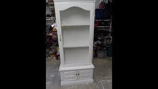 Convert Gun Cabinet into Curio Cabinet Part 3 Finished [upl. by Rangel]