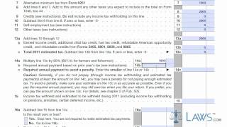 Learn How to Fill the Form 1040ES Estimated Tax for Individuals [upl. by Ydroj]