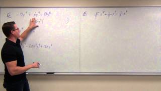 Intermediate Algebra Lecture 61 Factoring the Greatest Common Factor GCF [upl. by Mahoney]