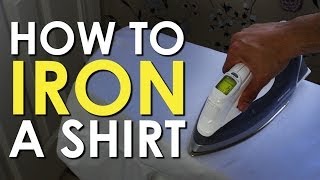 How to Iron a Dress Shirt  Art of Manliness [upl. by Themis]