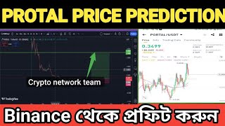 Portal binance price prediction analysis Bangla [upl. by Oluap]