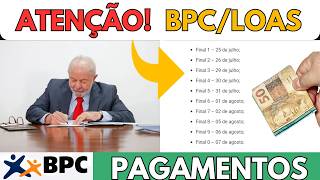 Pagamentos do BPC LOAS confirmados para julho pelo INSS Veja as datas [upl. by Asuncion]