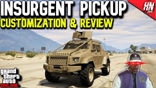 HVY Insurgent Pickup Custom Customization amp Review  GTA Online [upl. by Rodina]