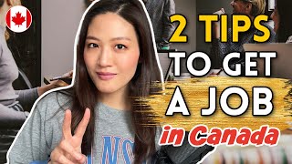 How to GET A JOB in Canada really fast in one to two weeks 2 proven ways  Living in Canada [upl. by Nessah]