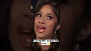 Cardi B making funny noises cardib interview music jimmyfallon [upl. by Phonsa699]