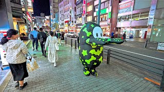 Tokyo Itabashi night walk to Ikebukuro Japan • 4K HDR [upl. by Mitran]