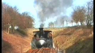 LSWR B4 Normandy hauls a works train on the Bluebell Railway [upl. by Gomar]