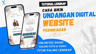 Cuma 10 Menit  Cara Membuat Undangan Digital di Hp [upl. by Alyosha805]