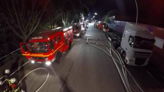 quotAm Limitquot  Einsatz Feuer 6 auf der Veddel  Feuerwehr Hamburg [upl. by Brenda]