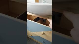 DIY Ikea Rast Kommode Hack  Waschbeckenunterschrank mit Schubladen [upl. by Chadburn]