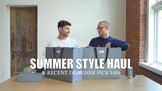 Summer Style Haul amp Designer Pick Ups  Thom Browne Dries Van Noten The Frankie Shop Lemaire [upl. by Kelwen]