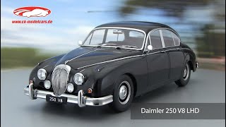 ckmodelcarsvideo Daimler 250 V8 LHD Baujahr 1962 schwarz 118 KKScale [upl. by Josee]