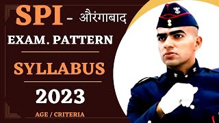 SPI AURANGABAD  2023  24  GSPI NASHIK  2023  24  Examination Pattern  Syllabus  2024 [upl. by Ahsirtal]