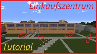 Minecraft Einkaufszentrum bauen  Tutorial [upl. by Nataline877]