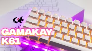 A Prebuilt Custom Keyboard AND Hot Swappable Gamakay K61 Unboxing Review amp Sound Test [upl. by Ellehsram909]