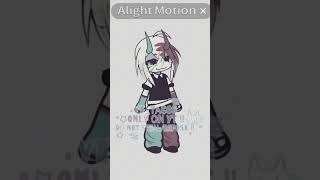 I tried tweening in alight motion for the First  time  D  idea by me  gacha tweening [upl. by Radloff]