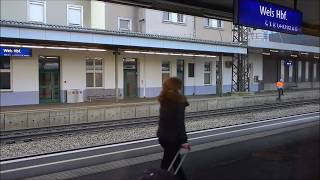 ICE 1st class Regensburg Hbf  Wien Hbf December 2016 [upl. by Wendall]