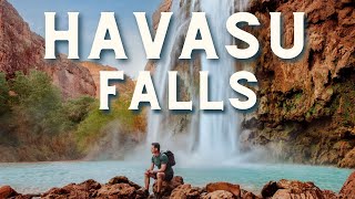 Havasu Falls The Blue Water at Havasupai [upl. by Yelyk]