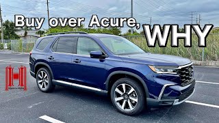 2024 Honda Pilot Elite is it a Better Buy over MDX All Specs amp Test Drive [upl. by Lexerd398]