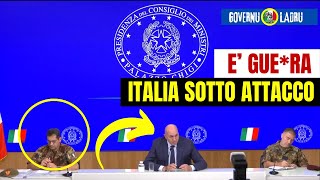 ULTIMORA CROSETTO ANNUNCIA SIAMO STATI ATTCCATI [upl. by Nirro]