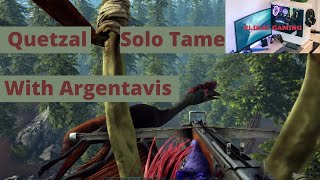 How to Solo Tame a Quetzal using an Argentavis [upl. by Levina332]