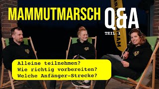 MAMMUTMARSCH alleine laufen  Mit welcher Strecke beginnen  Wie richtig vorbereiten [upl. by Ainak]