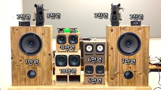 국내구입가능 DIY 스피커 8종 완벽비교  방구석 HIFI 최강자는 [upl. by Chipman]