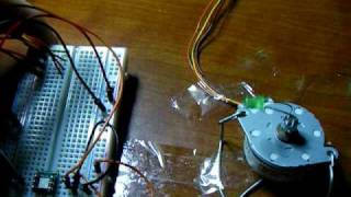 Arduino  Stepper  Accelerometer Memsic 2125 [upl. by Joliet]