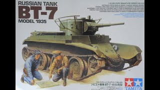 TAMIYA BT 7 KIT NUMBER 35309 1 35 SCALE UPDATE 2 [upl. by Scibert]