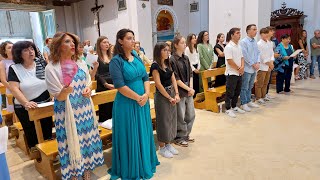 Montorio nei Frentani Celebrazione della Cresima 18082024 1ª p🙏 [upl. by Annovoj423]