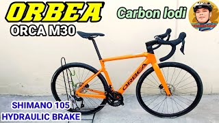 ORBEA ORCA M30 SHIMANO 105 HYDRAULIC BRAKE [upl. by Enytsirk]