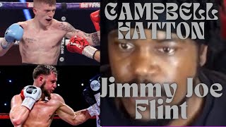 Campbell Hatton vs Jimmy Joe Flint LIVE Full Fight Blow by Blow Commentary [upl. by Airdnaz475]