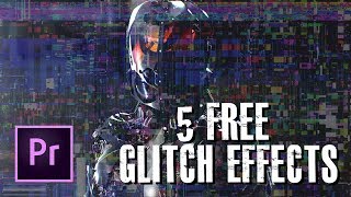 FREE Glitch amp Noise Presets for Premiere Pro  Glitch Pack 10 [upl. by Mordecai]