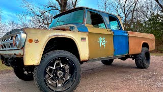 Restoring a 1969 Dodge D200 Sweptline Truck [upl. by Eidissac]